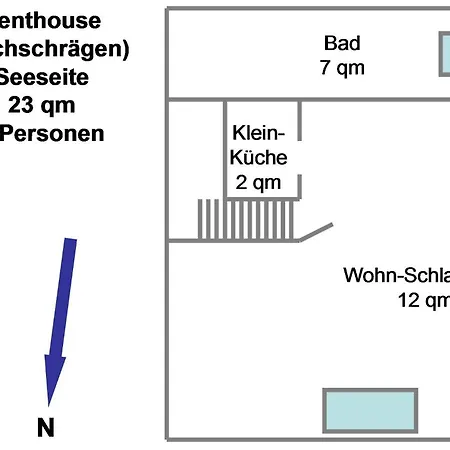 Dachgeschosswohnung Fur 2 Personen Apartment *